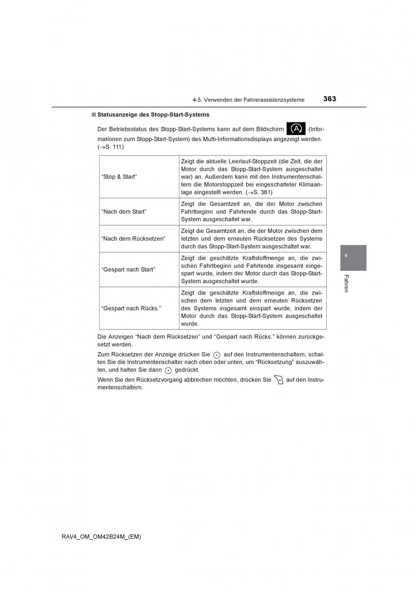 manual  Toyota RAV4 IV 4 Handbuch / page 363