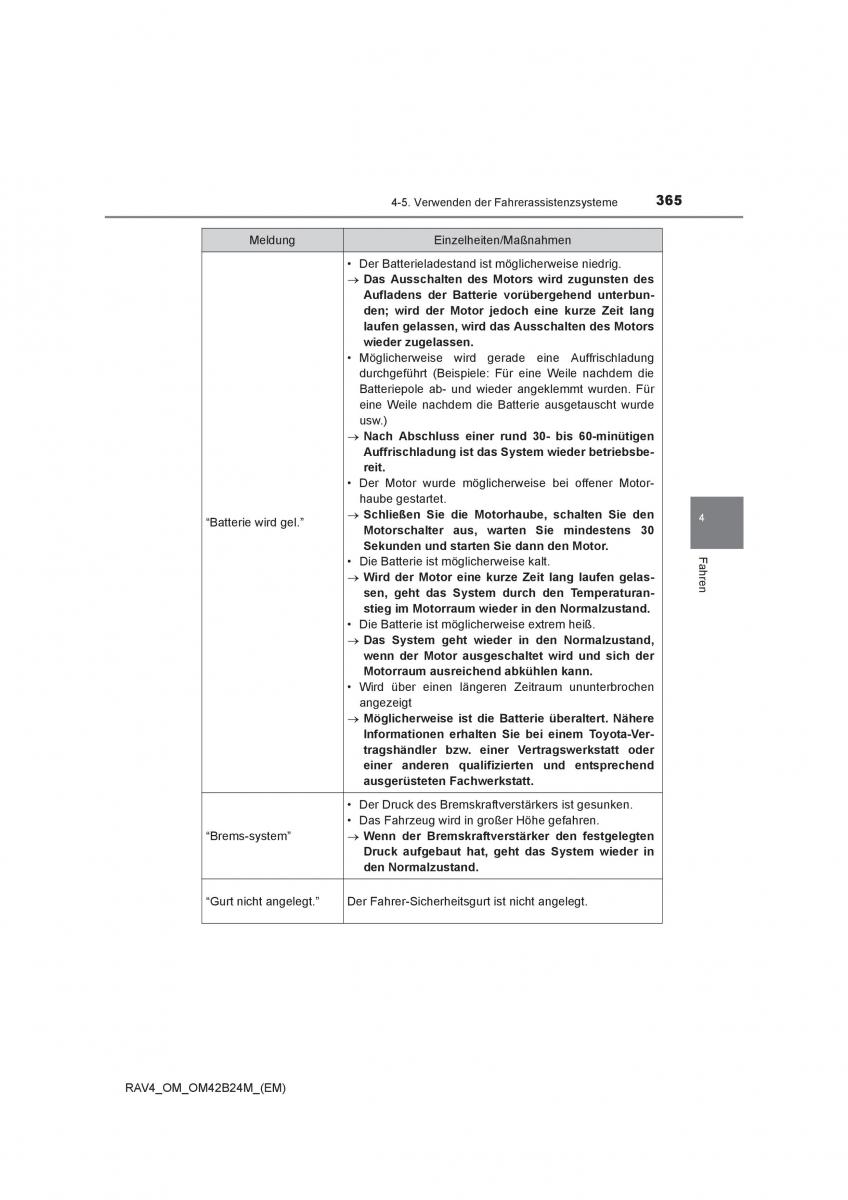 manual  Toyota RAV4 IV 4 Handbuch / page 365