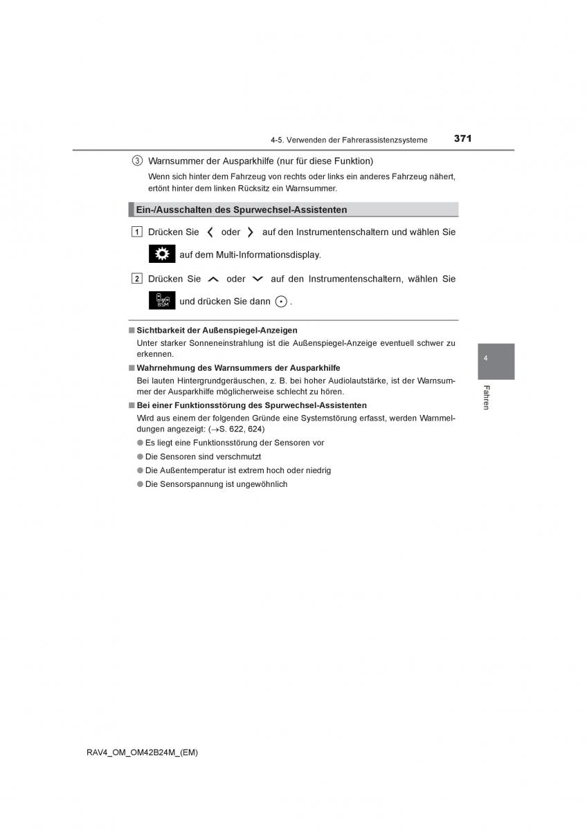 manual  Toyota RAV4 IV 4 Handbuch / page 371