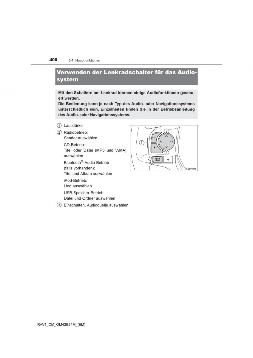 manual  Toyota RAV4 IV 4 Handbuch / page 400