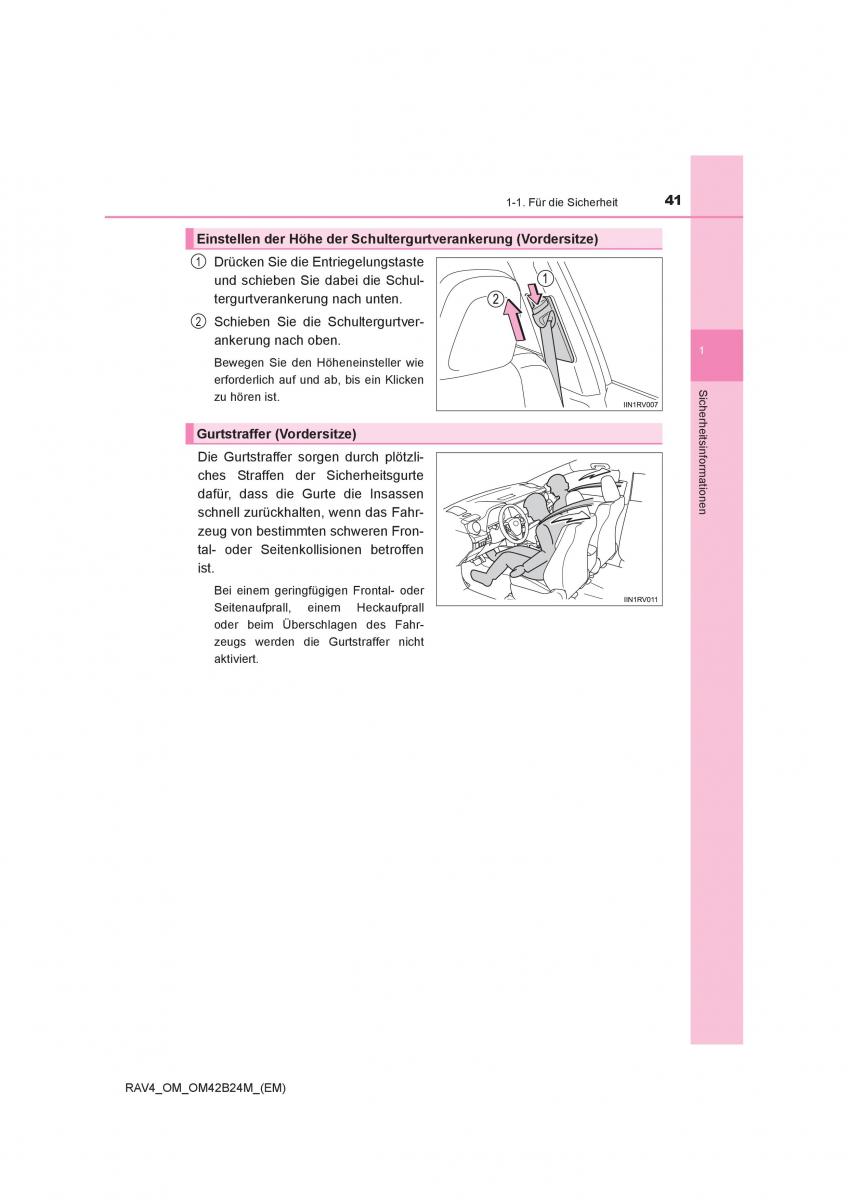 manual  Toyota RAV4 IV 4 Handbuch / page 41