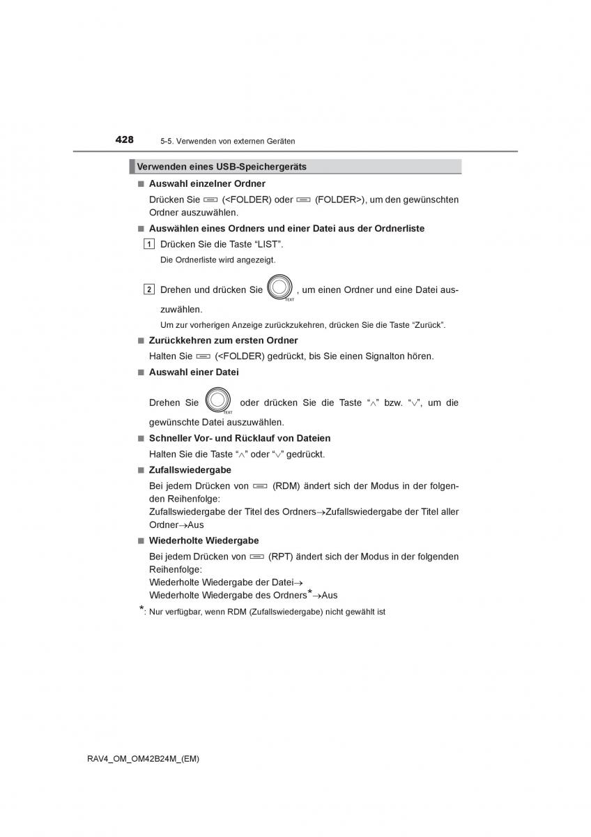 manual  Toyota RAV4 IV 4 Handbuch / page 428