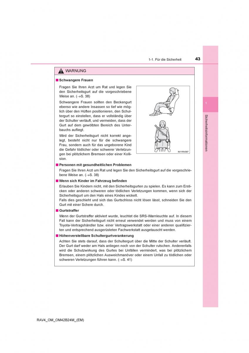 manual  Toyota RAV4 IV 4 Handbuch / page 43