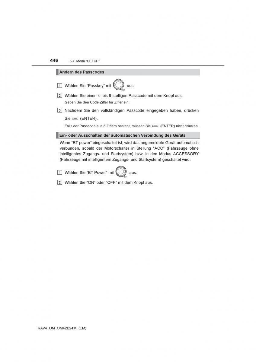 manual  Toyota RAV4 IV 4 Handbuch / page 446