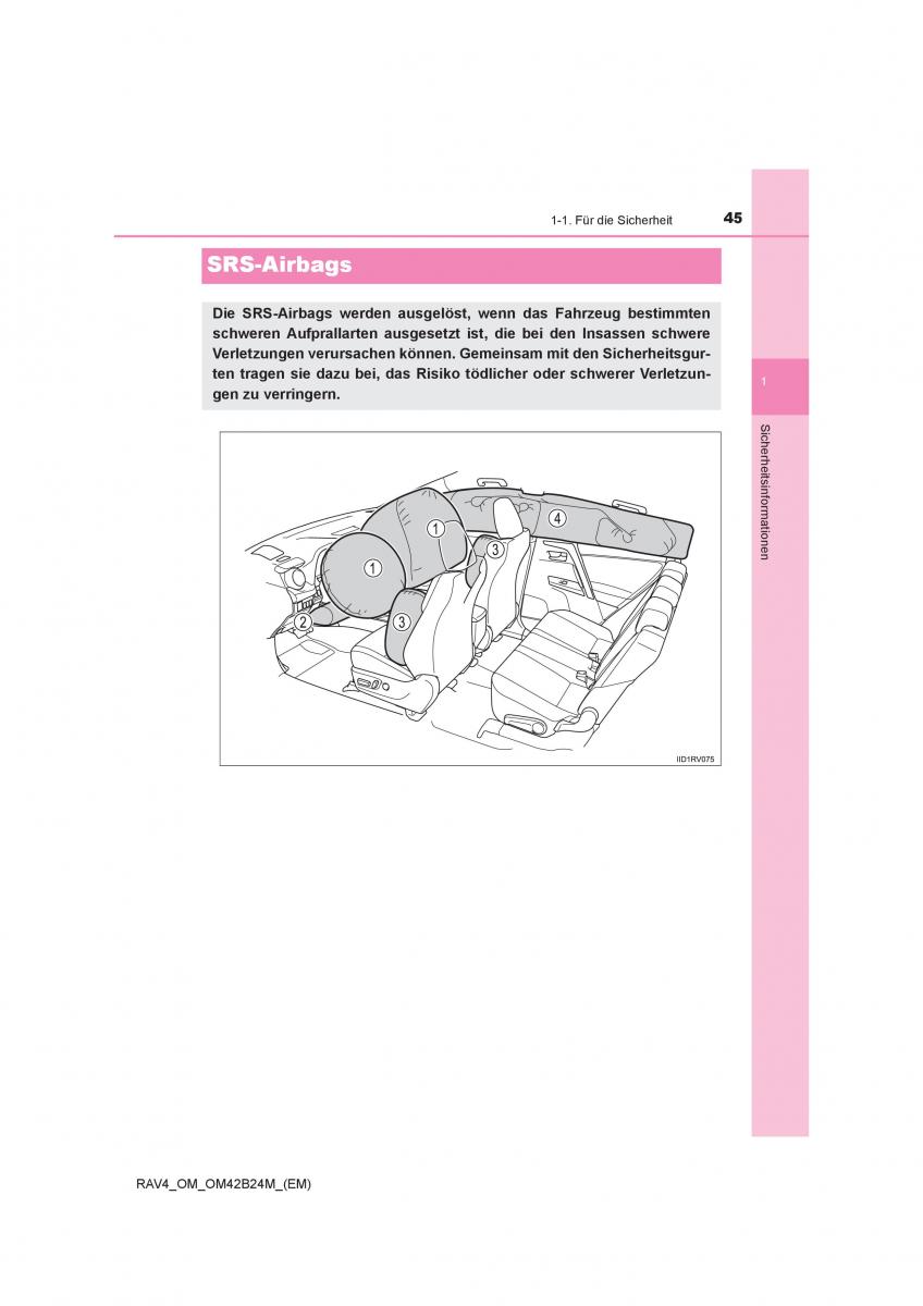 manual  Toyota RAV4 IV 4 Handbuch / page 45