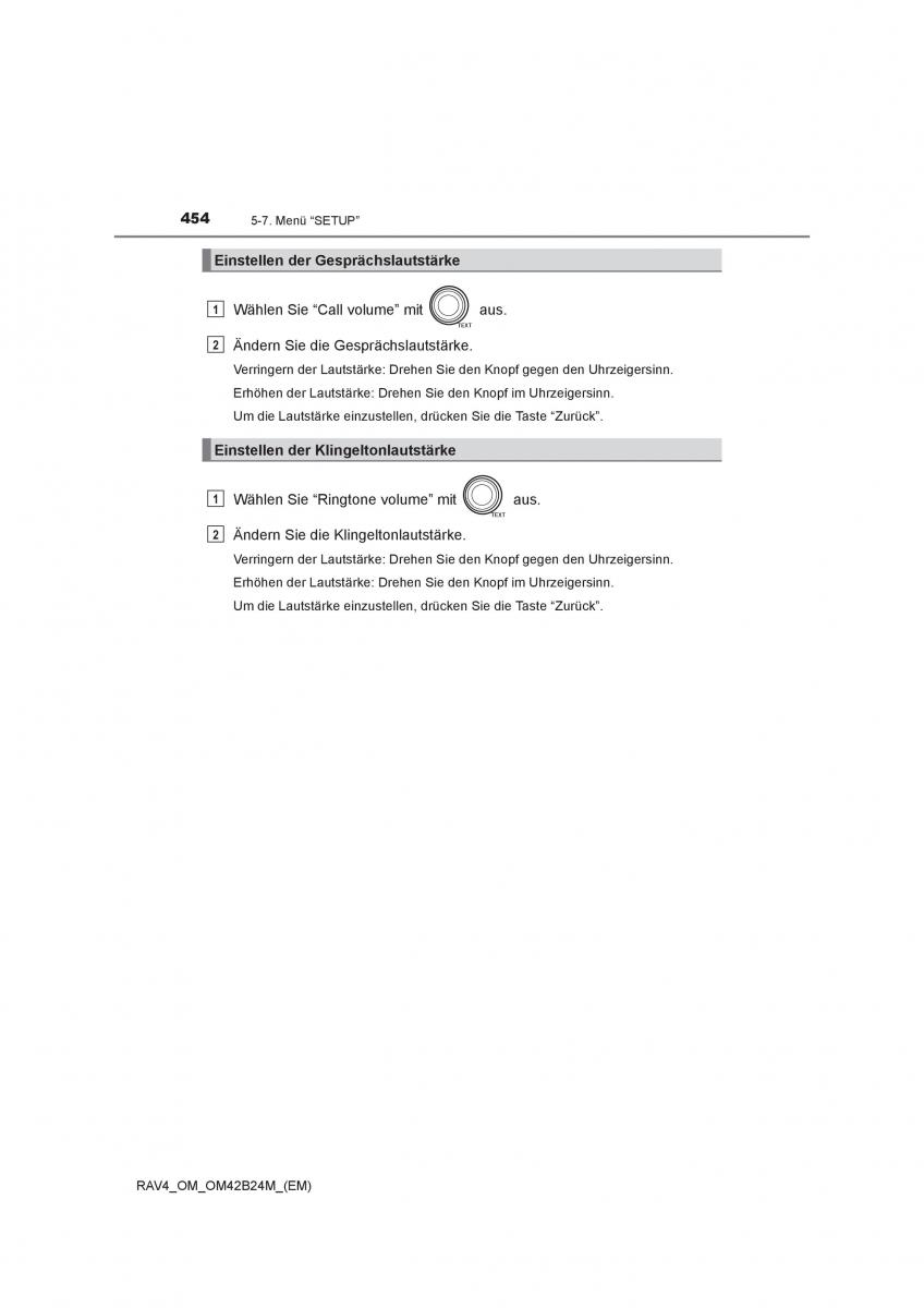 manual  Toyota RAV4 IV 4 Handbuch / page 454