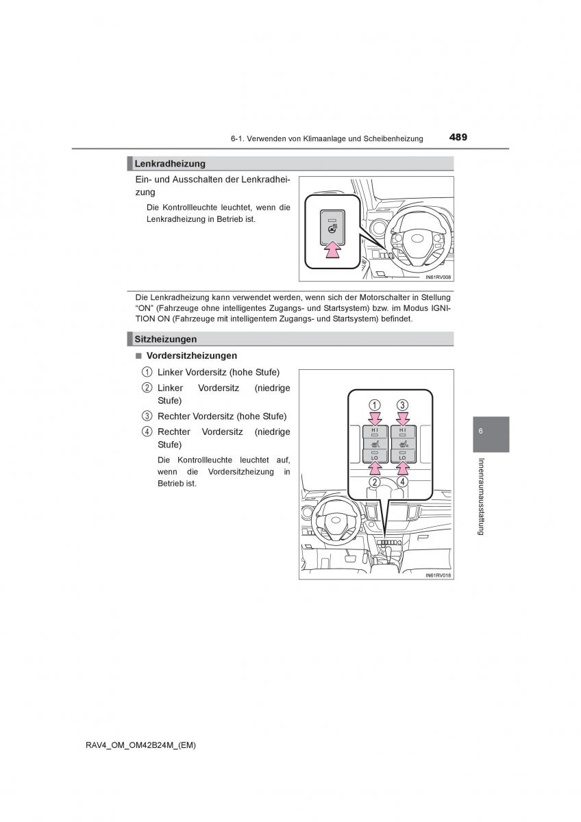 manual  Toyota RAV4 IV 4 Handbuch / page 489