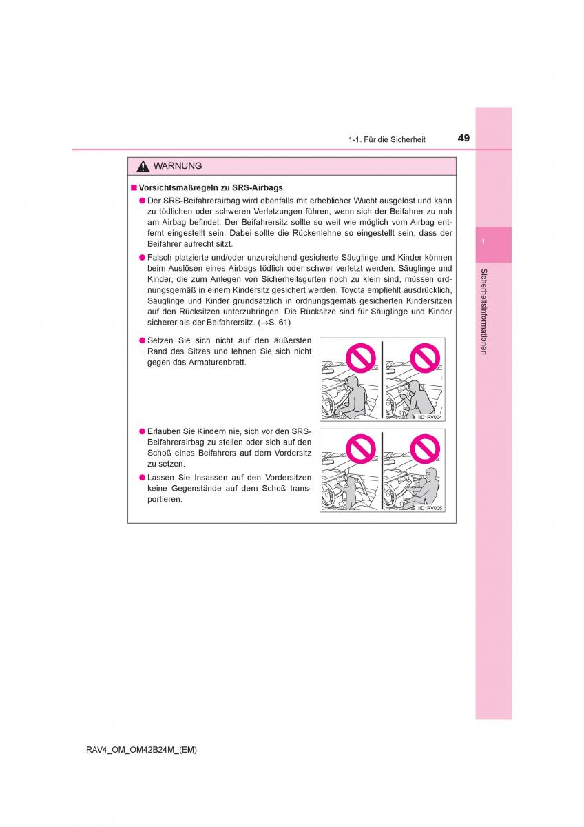 manual  Toyota RAV4 IV 4 Handbuch / page 49