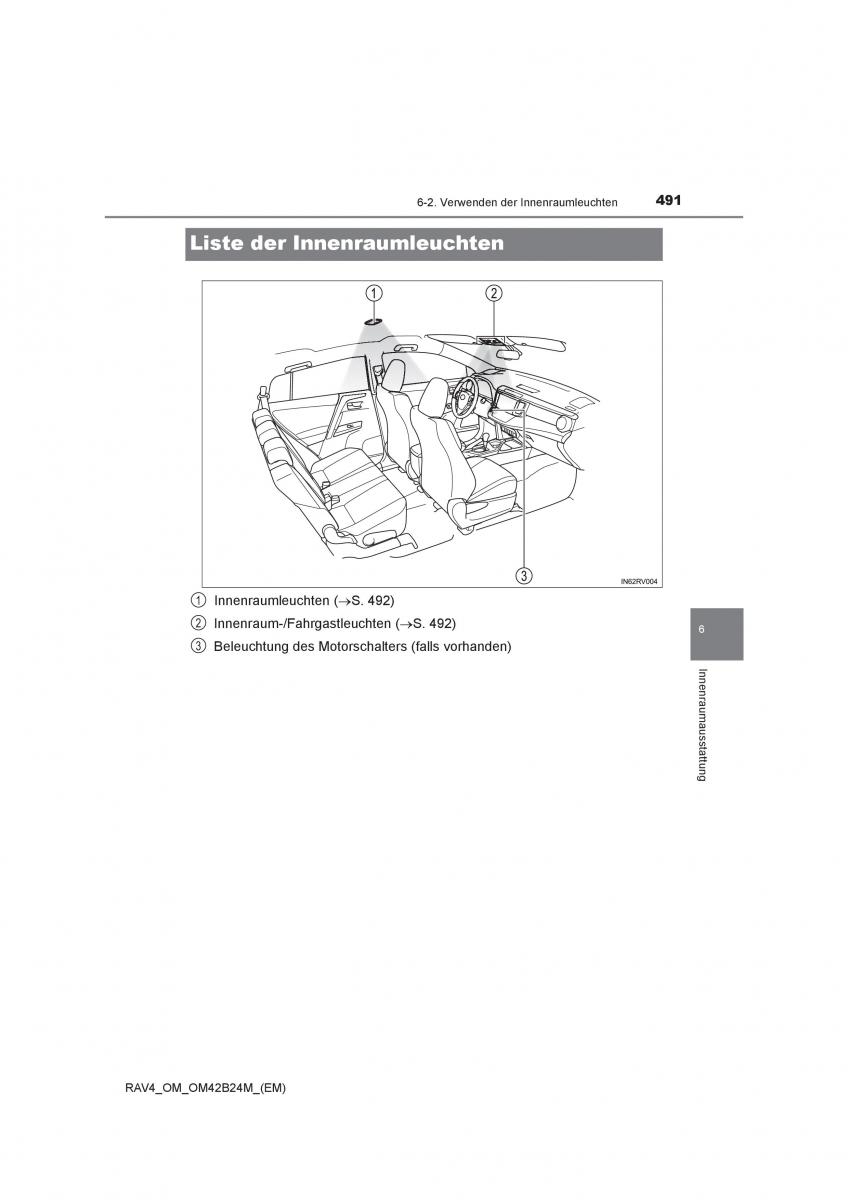 manual  Toyota RAV4 IV 4 Handbuch / page 491