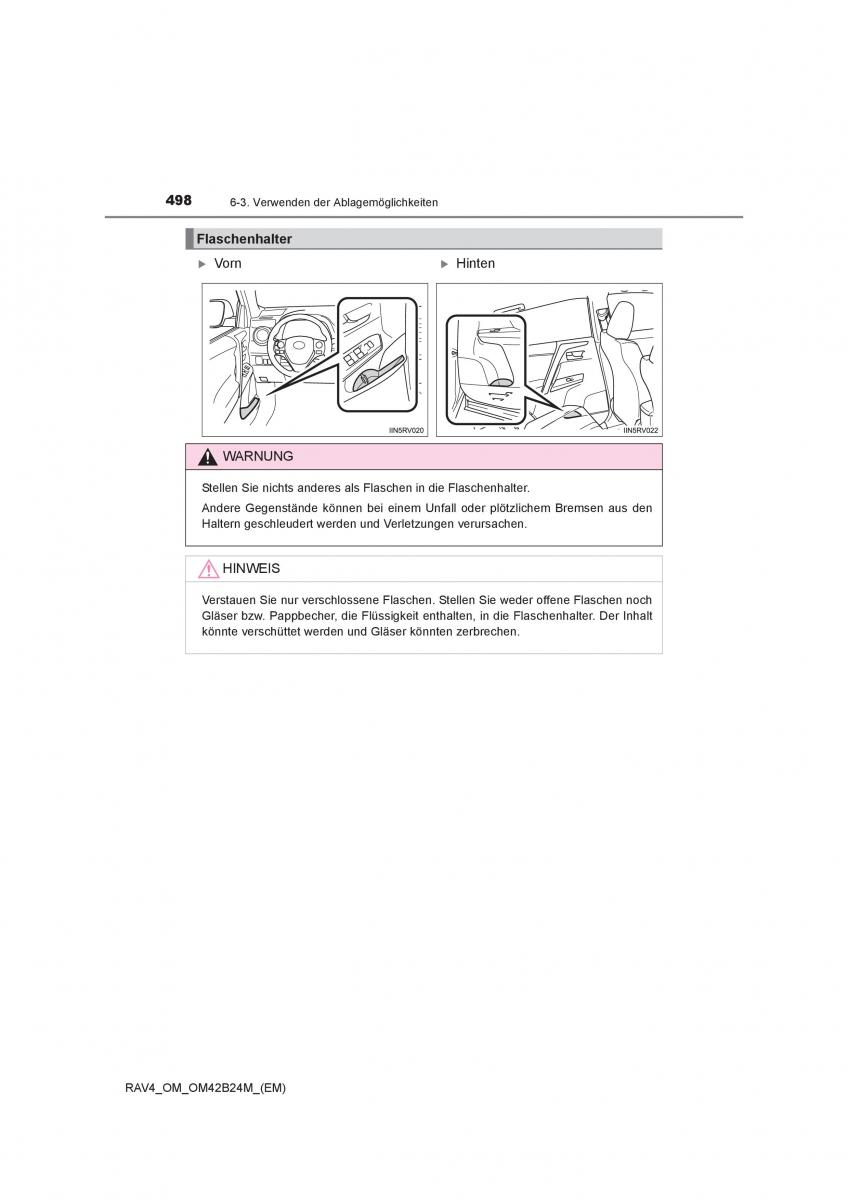 manual  Toyota RAV4 IV 4 Handbuch / page 498