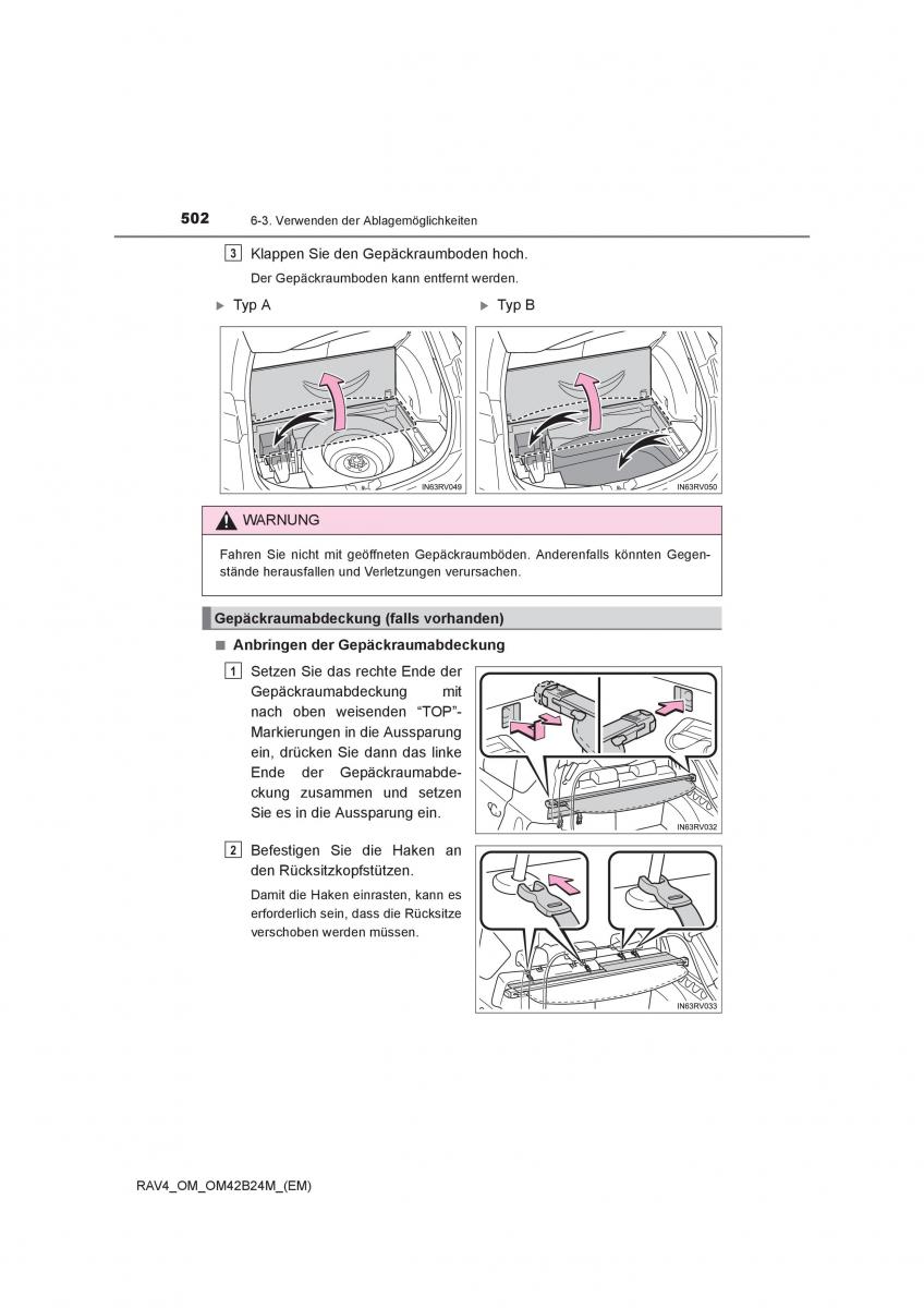 manual  Toyota RAV4 IV 4 Handbuch / page 502