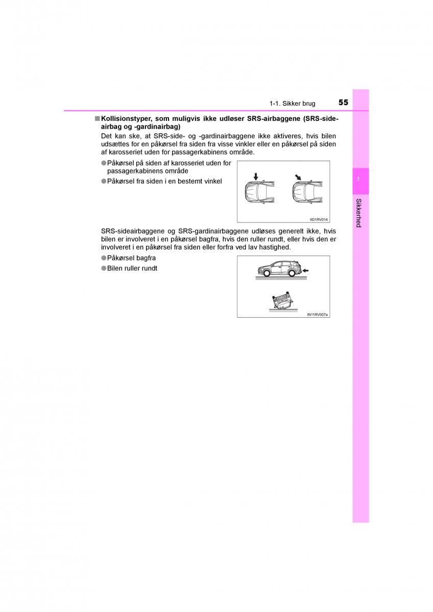 Toyota RAV4 IV 4 Bilens instruktionsbog / page 55