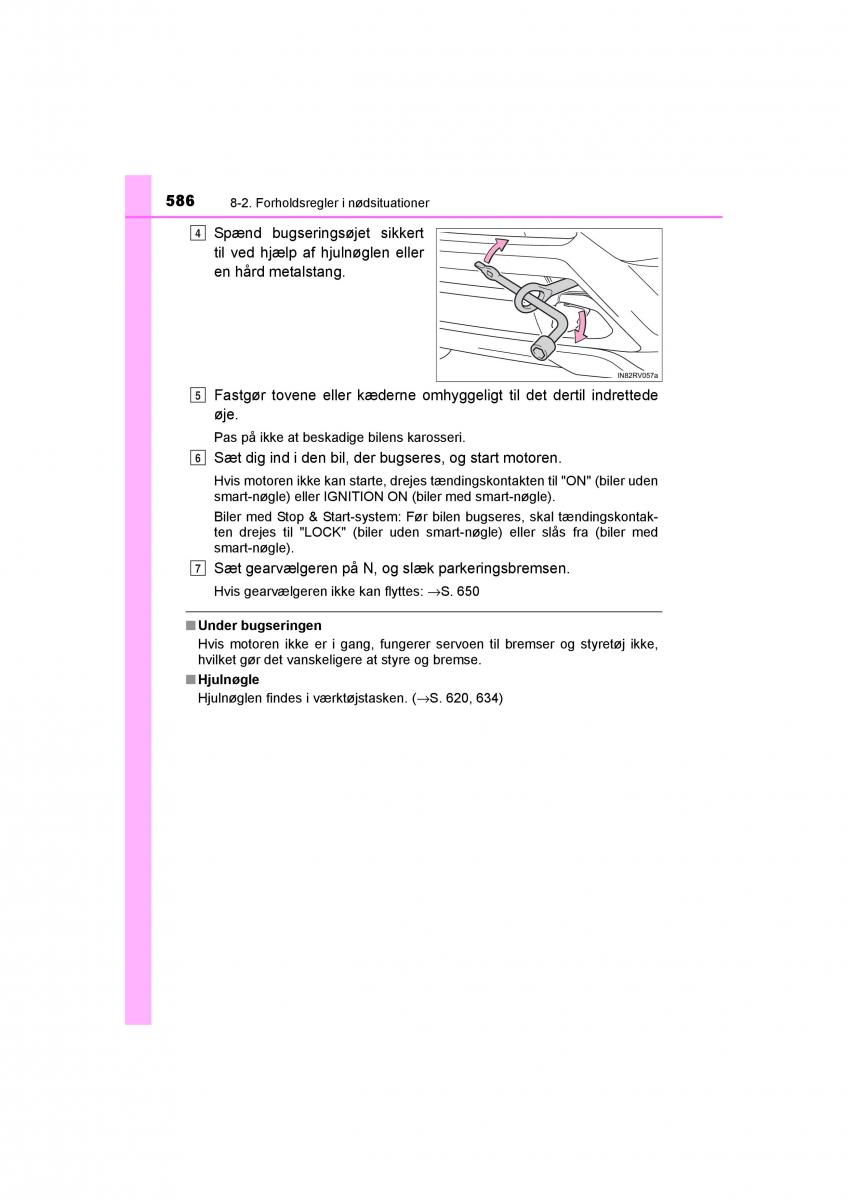 Toyota RAV4 IV 4 Bilens instruktionsbog / page 586