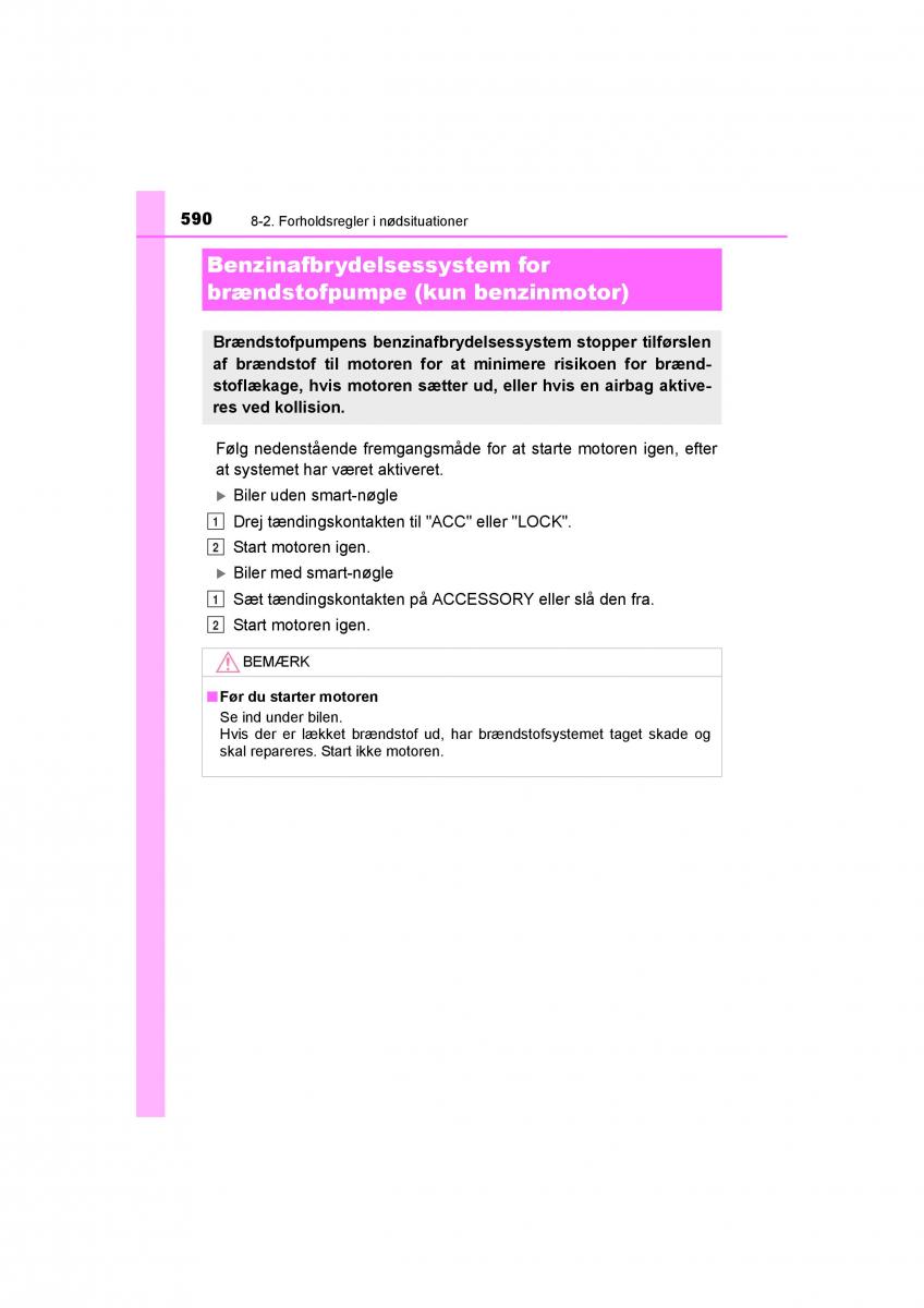 Toyota RAV4 IV 4 Bilens instruktionsbog / page 590