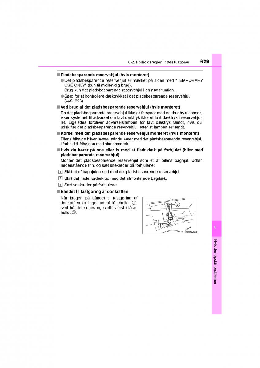 Toyota RAV4 IV 4 Bilens instruktionsbog / page 629