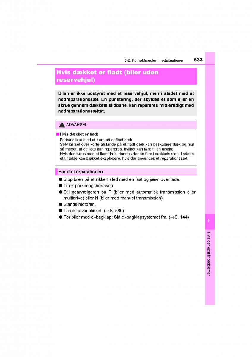 Toyota RAV4 IV 4 Bilens instruktionsbog / page 633