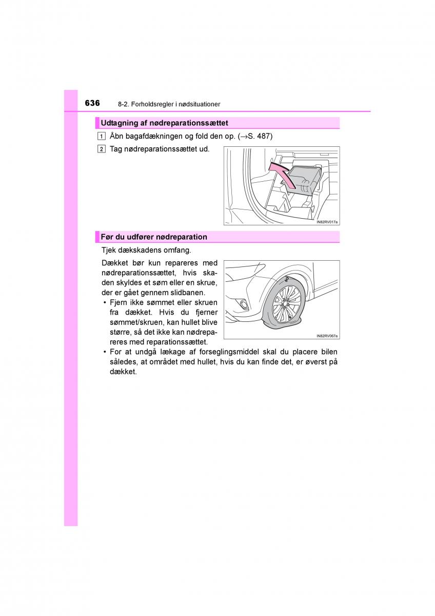 Toyota RAV4 IV 4 Bilens instruktionsbog / page 636