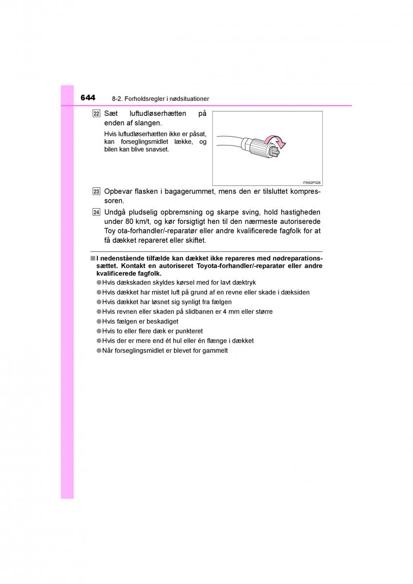 Toyota RAV4 IV 4 Bilens instruktionsbog / page 644