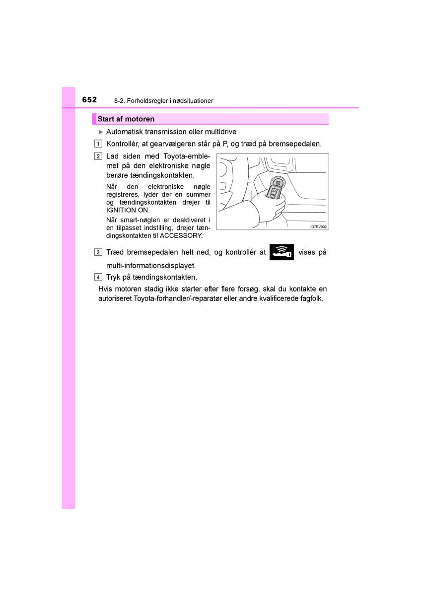 Toyota RAV4 IV 4 Bilens instruktionsbog / page 652