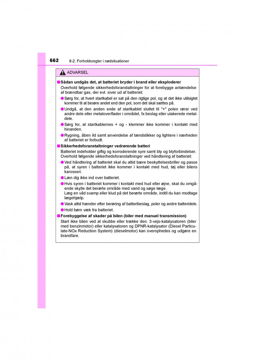 Toyota RAV4 IV 4 Bilens instruktionsbog / page 662