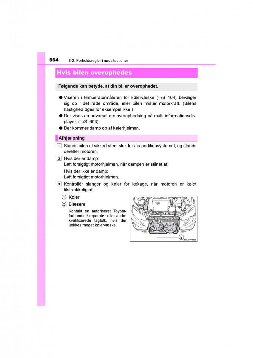 Toyota RAV4 IV 4 Bilens instruktionsbog / page 664