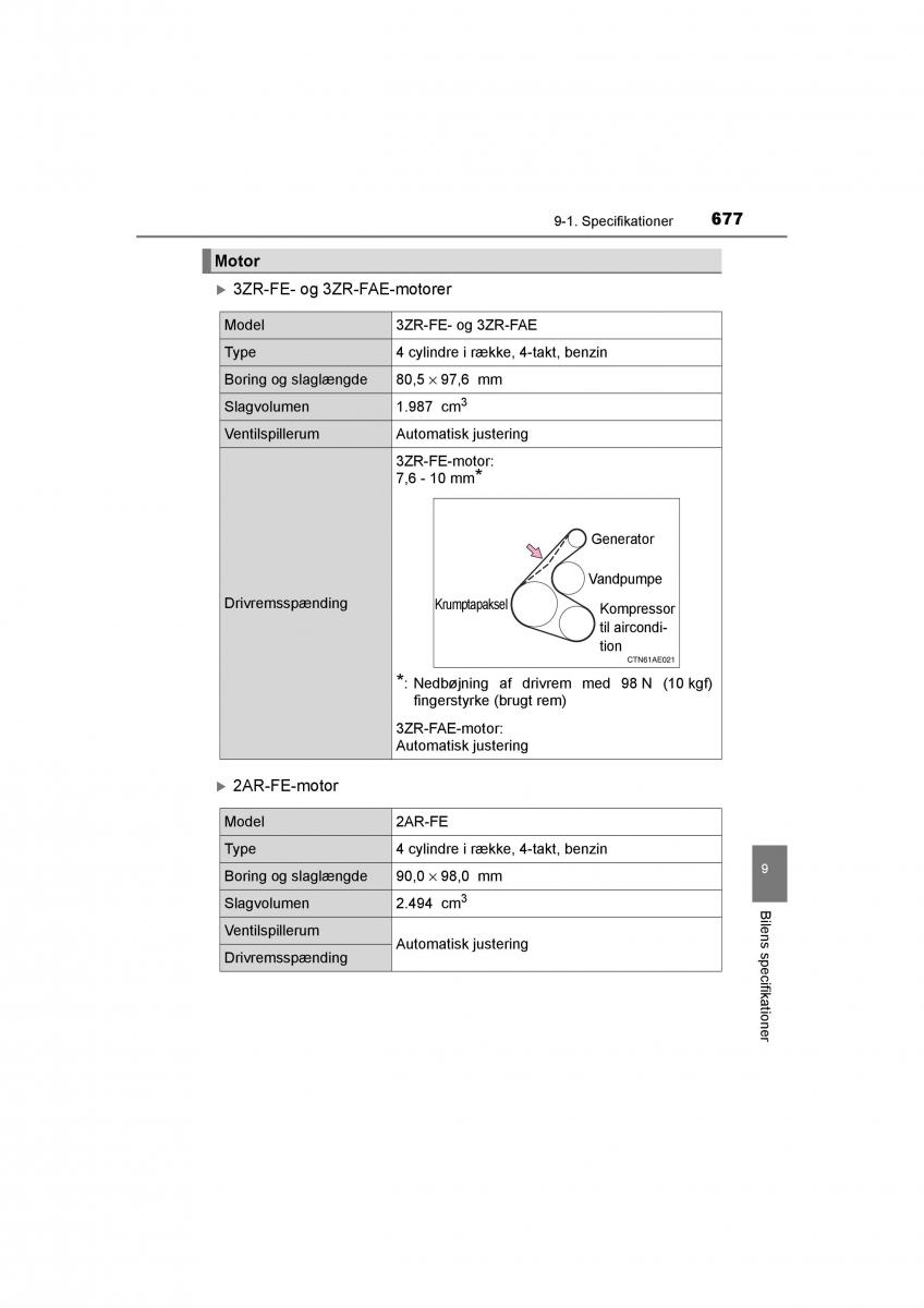 Toyota RAV4 IV 4 Bilens instruktionsbog / page 677