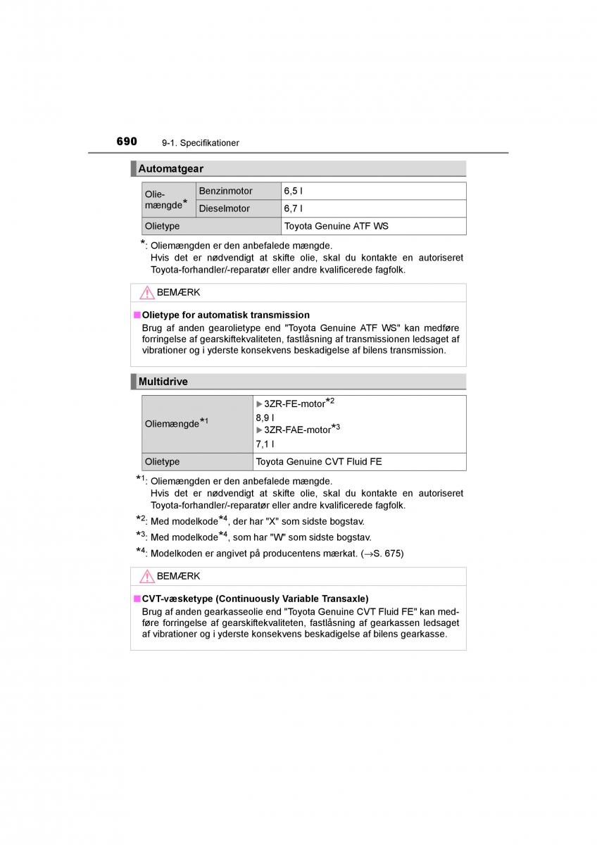 Toyota RAV4 IV 4 Bilens instruktionsbog / page 690