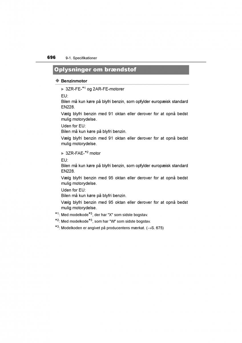 Toyota RAV4 IV 4 Bilens instruktionsbog / page 696