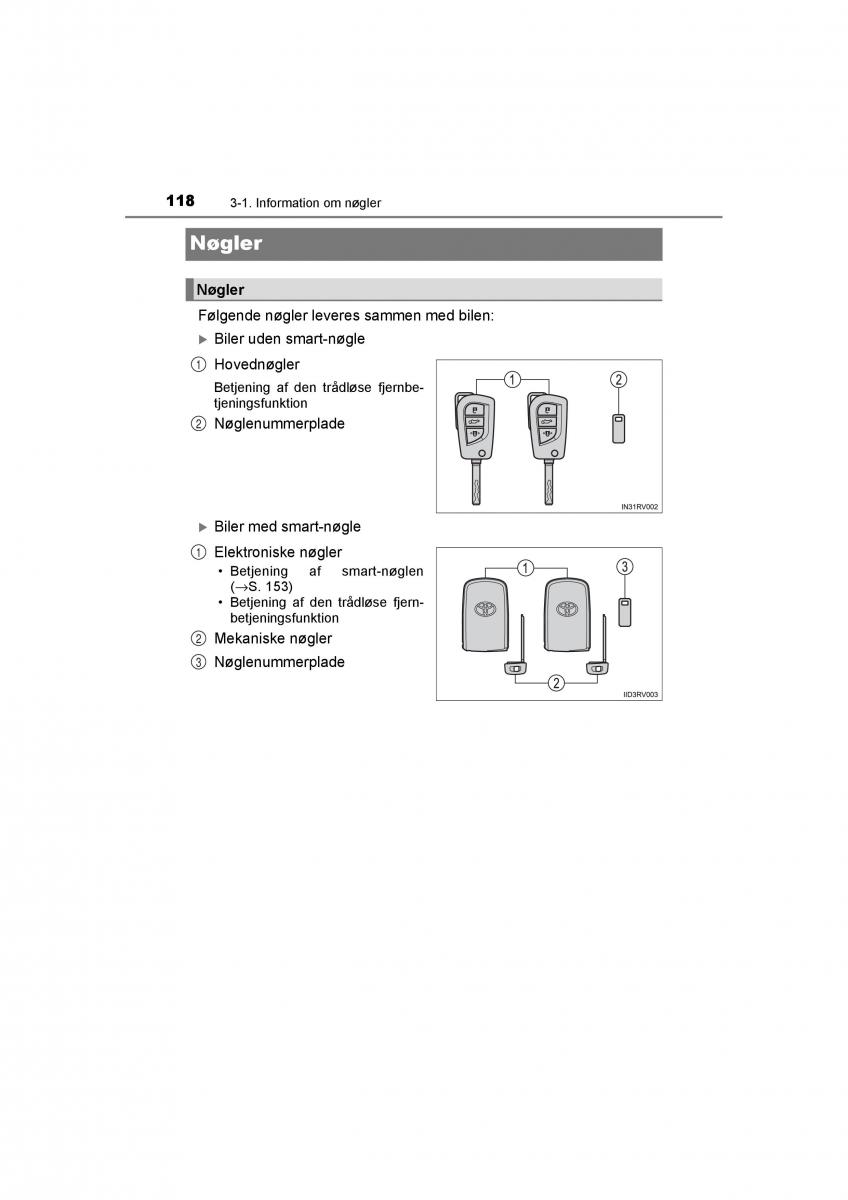 Toyota RAV4 IV 4 Bilens instruktionsbog / page 118