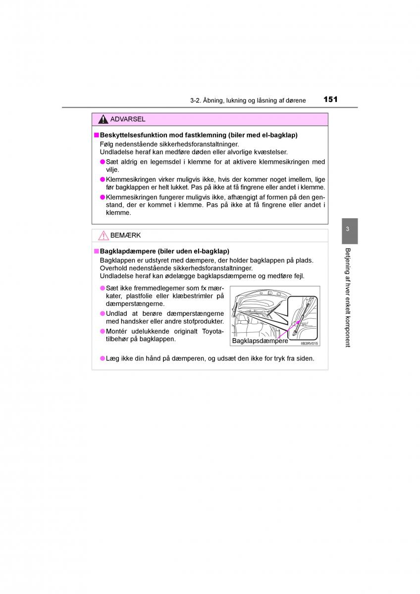 Toyota RAV4 IV 4 Bilens instruktionsbog / page 151