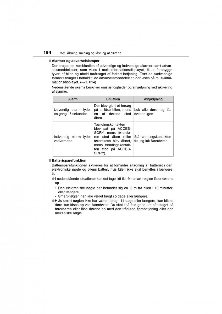 Toyota RAV4 IV 4 Bilens instruktionsbog / page 154