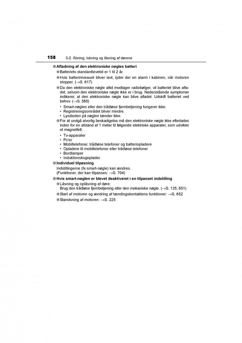 Toyota RAV4 IV 4 Bilens instruktionsbog / page 158