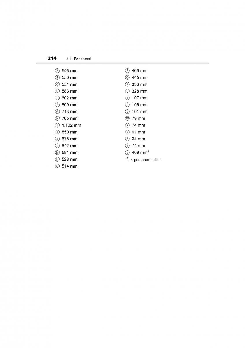 Toyota RAV4 IV 4 Bilens instruktionsbog / page 214