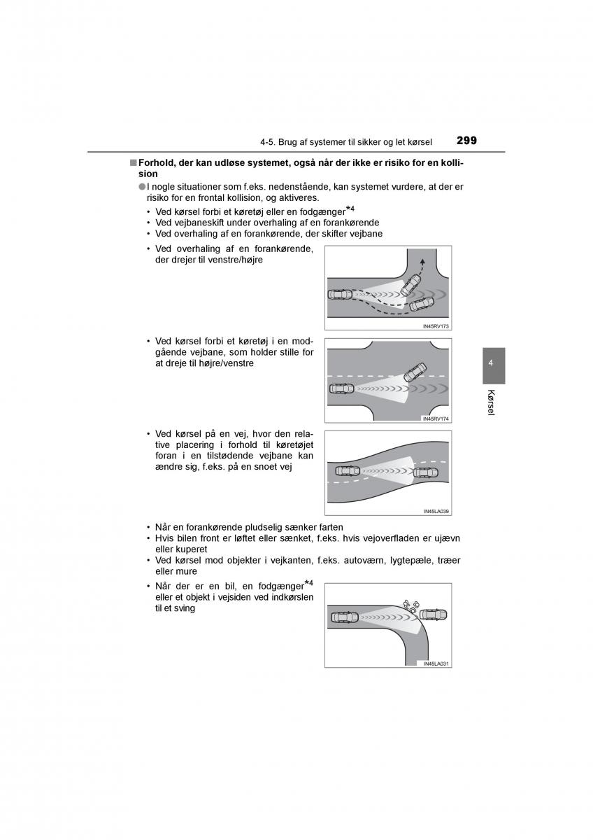 Toyota RAV4 IV 4 Bilens instruktionsbog / page 299