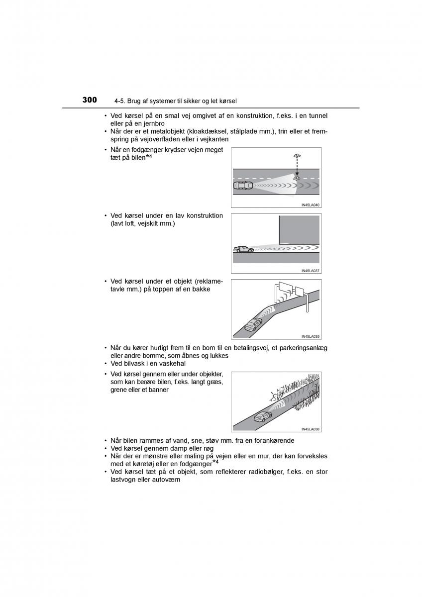 Toyota RAV4 IV 4 Bilens instruktionsbog / page 300