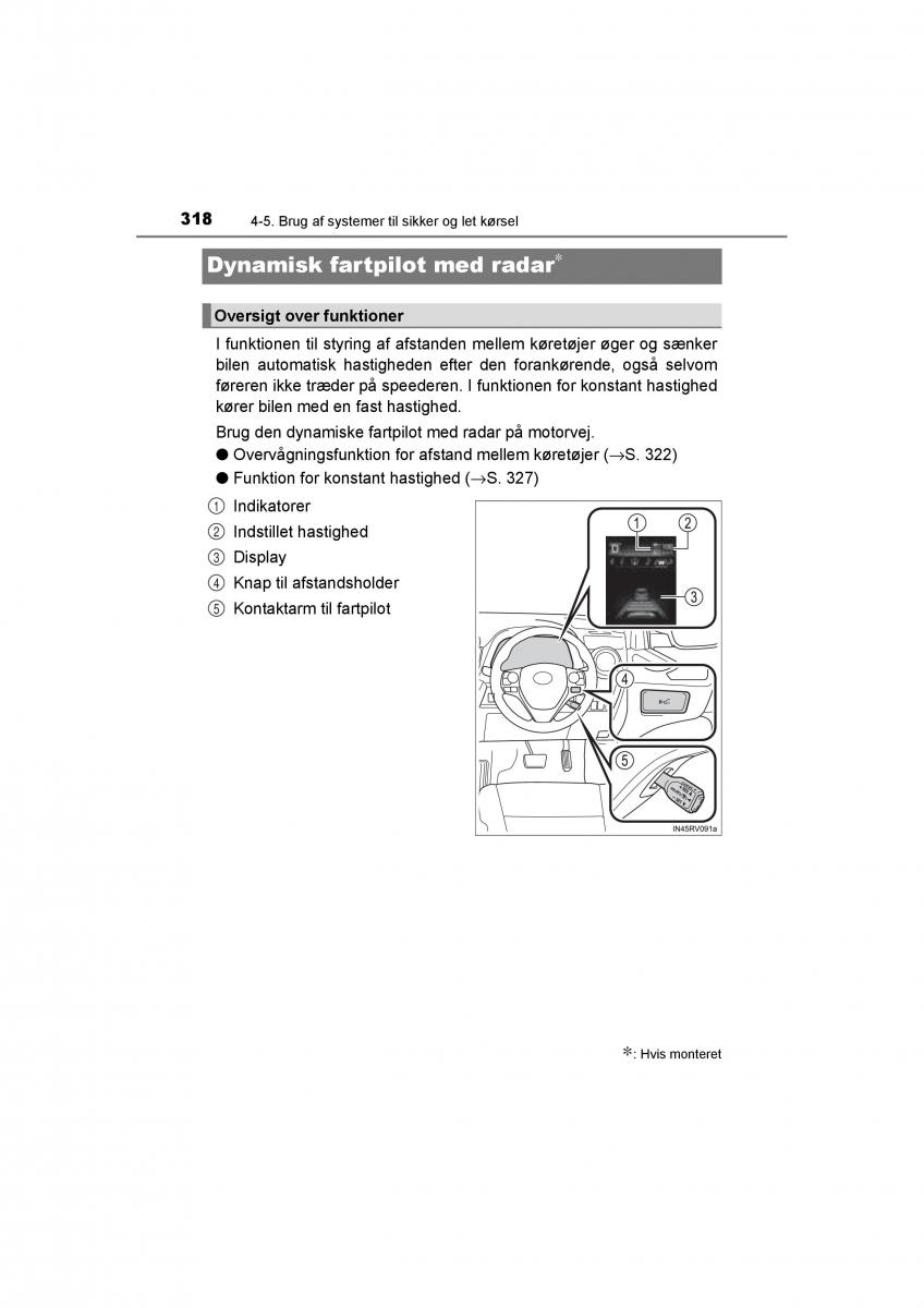 Toyota RAV4 IV 4 Bilens instruktionsbog / page 318