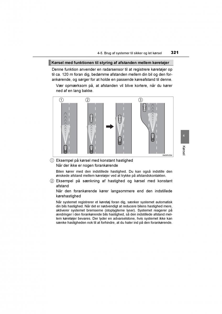 Toyota RAV4 IV 4 Bilens instruktionsbog / page 321