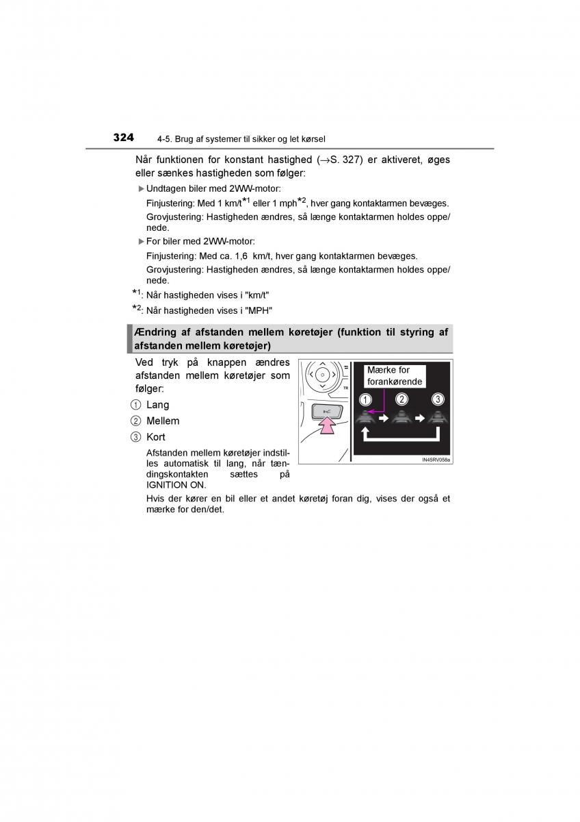 Toyota RAV4 IV 4 Bilens instruktionsbog / page 324