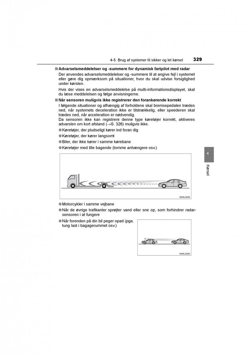 Toyota RAV4 IV 4 Bilens instruktionsbog / page 329