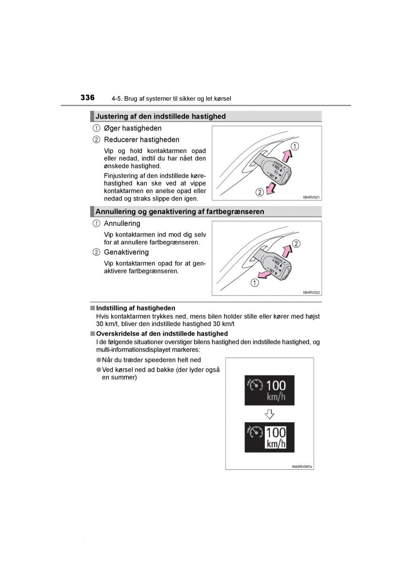 Toyota RAV4 IV 4 Bilens instruktionsbog / page 336