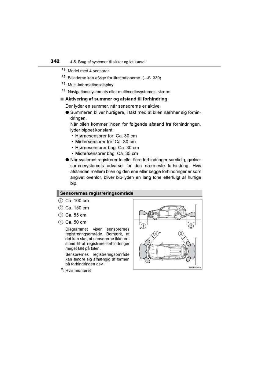 Toyota RAV4 IV 4 Bilens instruktionsbog / page 342