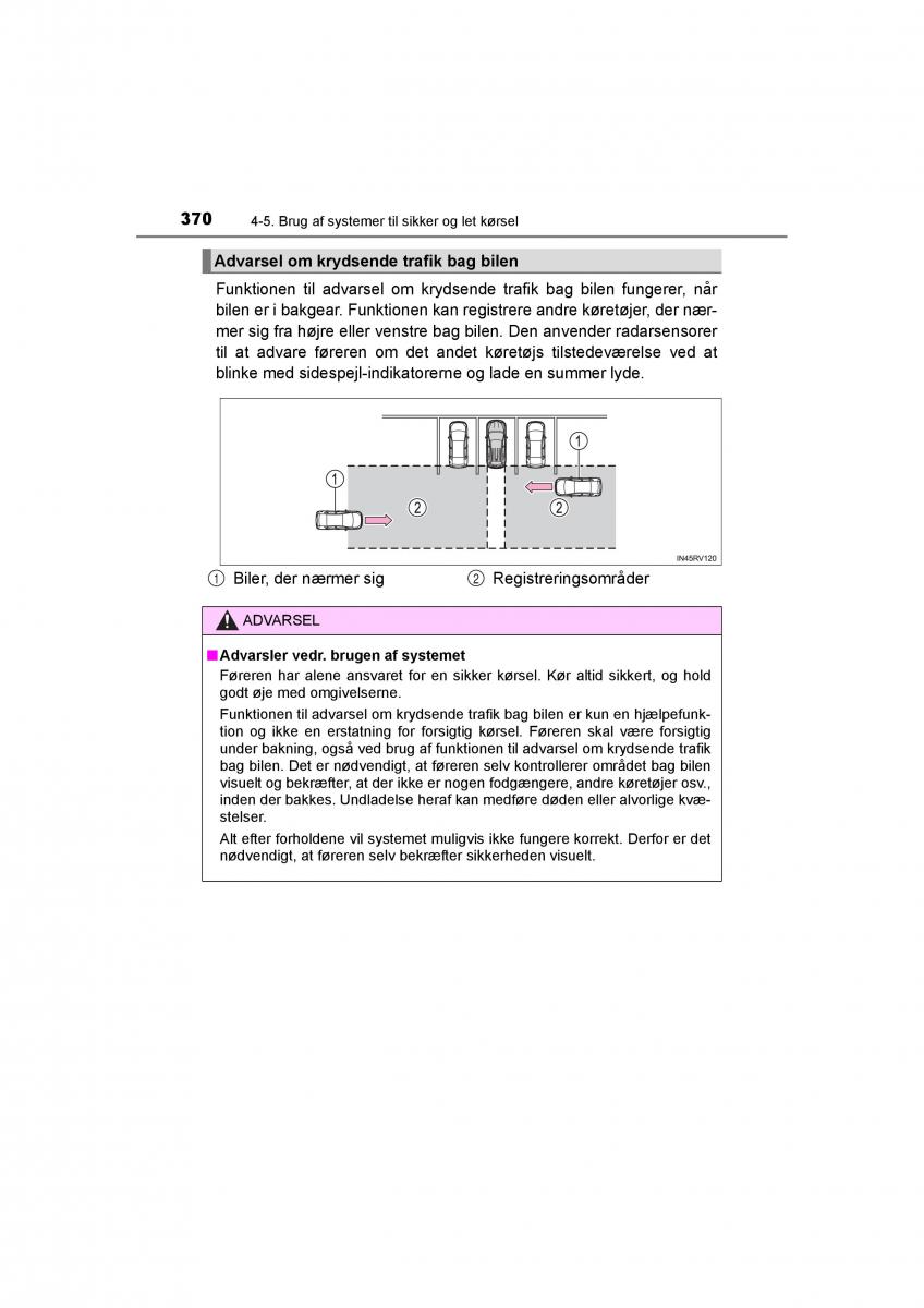 Toyota RAV4 IV 4 Bilens instruktionsbog / page 370