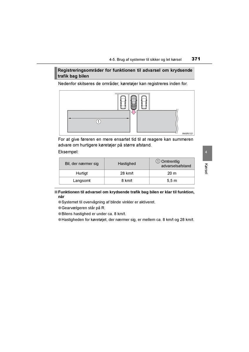 Toyota RAV4 IV 4 Bilens instruktionsbog / page 371