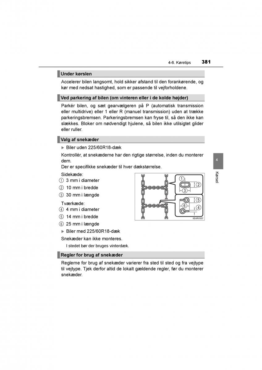 Toyota RAV4 IV 4 Bilens instruktionsbog / page 381