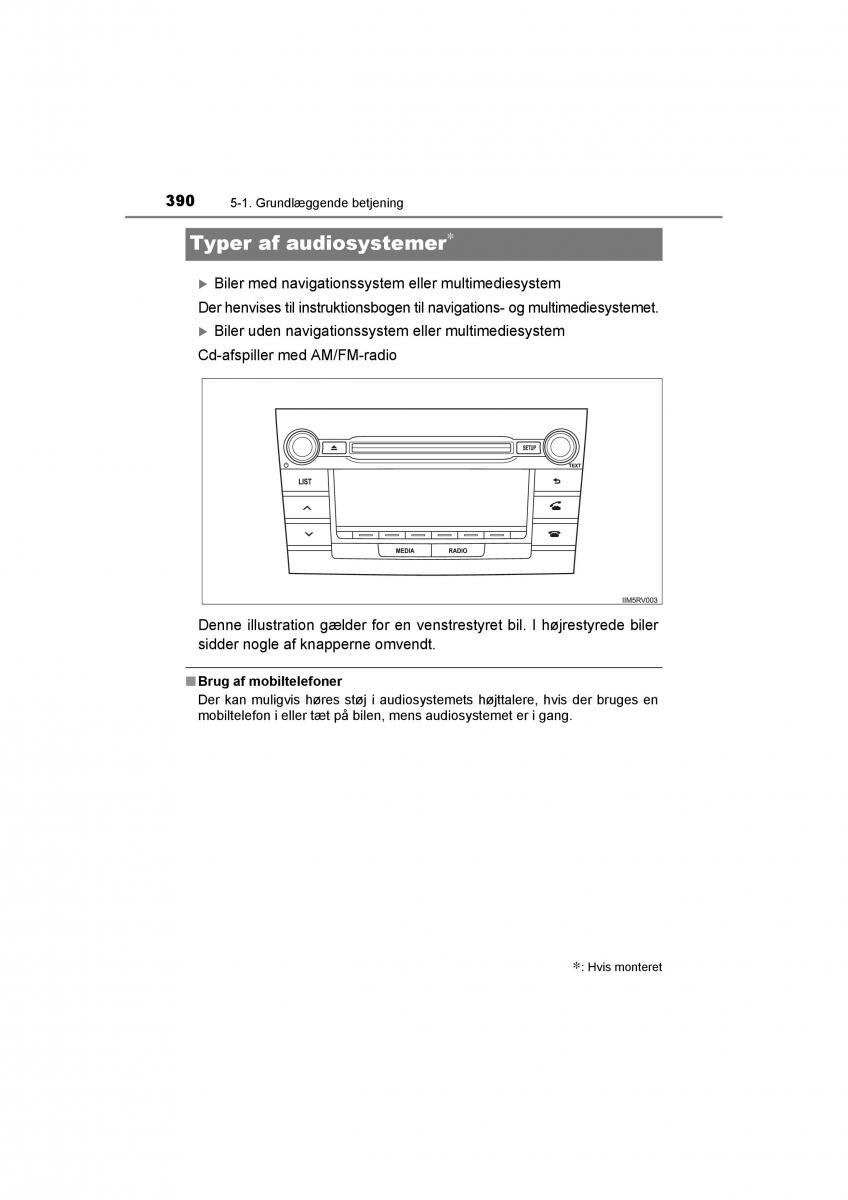 Toyota RAV4 IV 4 Bilens instruktionsbog / page 390