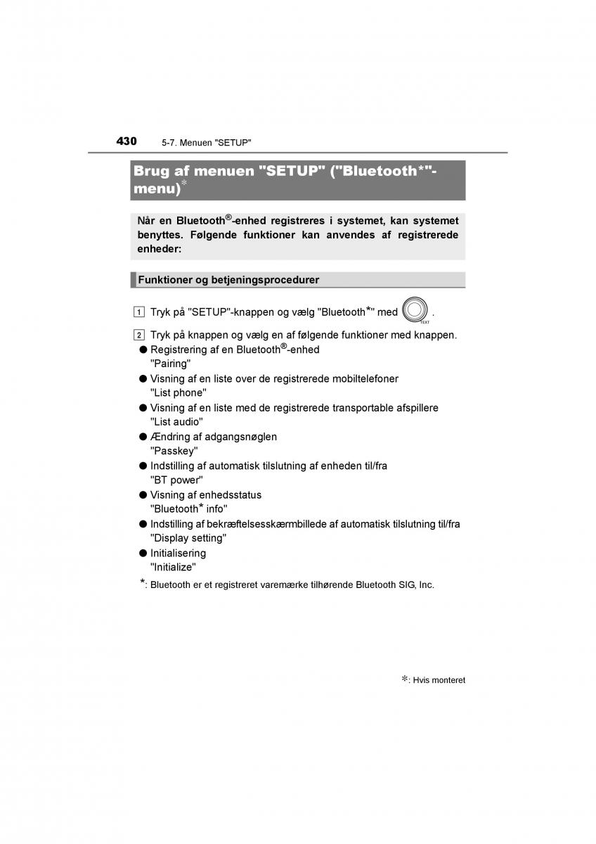 Toyota RAV4 IV 4 Bilens instruktionsbog / page 430