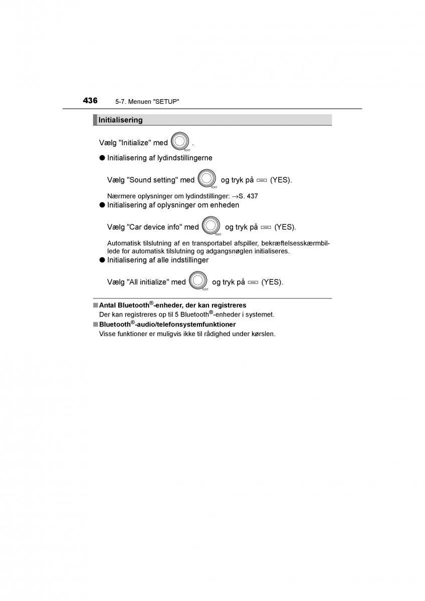 Toyota RAV4 IV 4 Bilens instruktionsbog / page 436