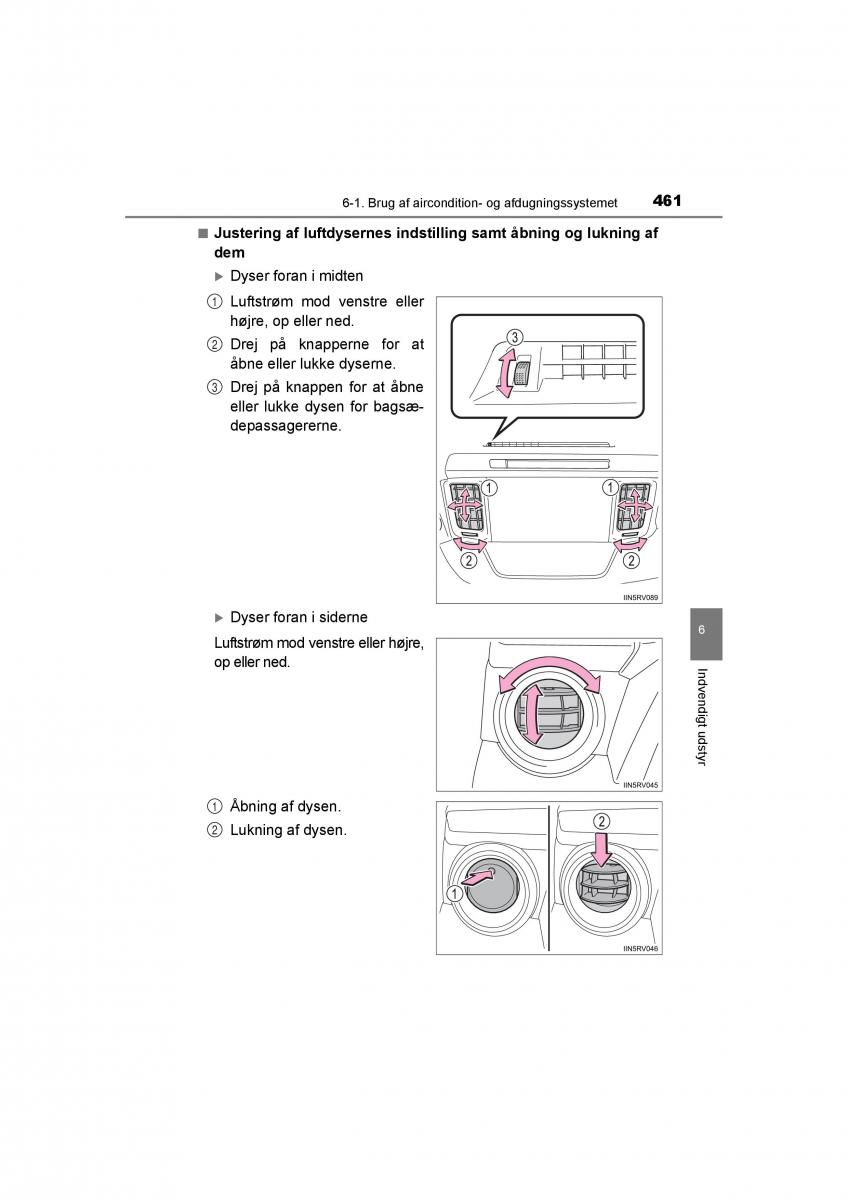 Toyota RAV4 IV 4 Bilens instruktionsbog / page 461