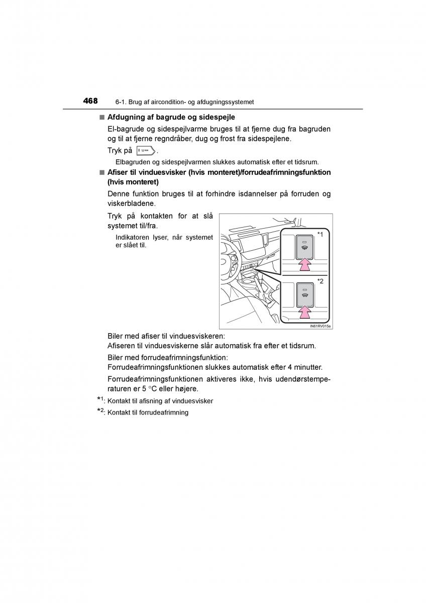 Toyota RAV4 IV 4 Bilens instruktionsbog / page 468