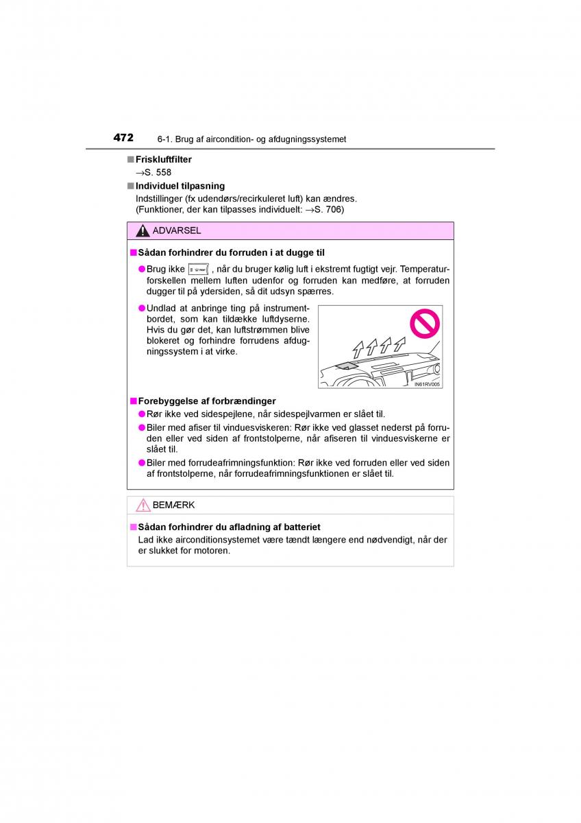 Toyota RAV4 IV 4 Bilens instruktionsbog / page 472